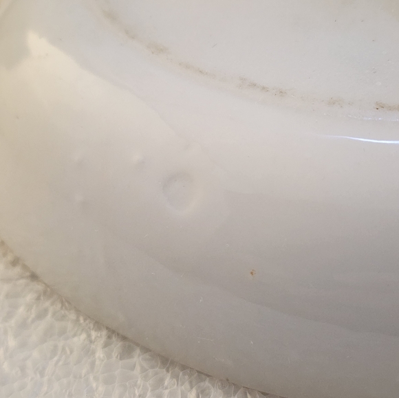 Vtg Peach Lusterware Hand Painted Floral Bowl - Picture 15 of 16